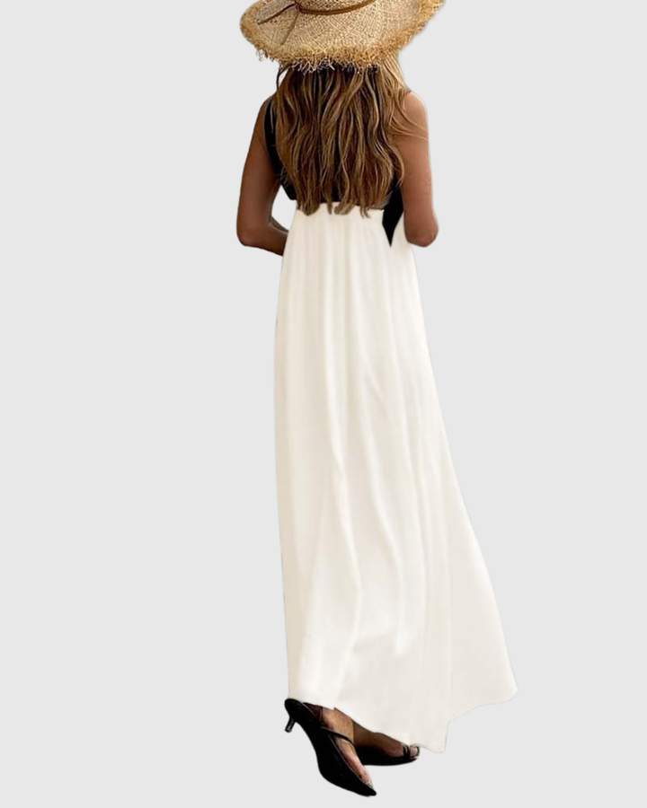 ORELLA | CROSS-NECK DRESS