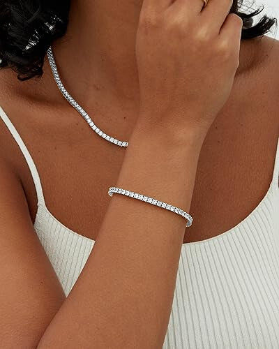 Moissanite Tennis Bracelets